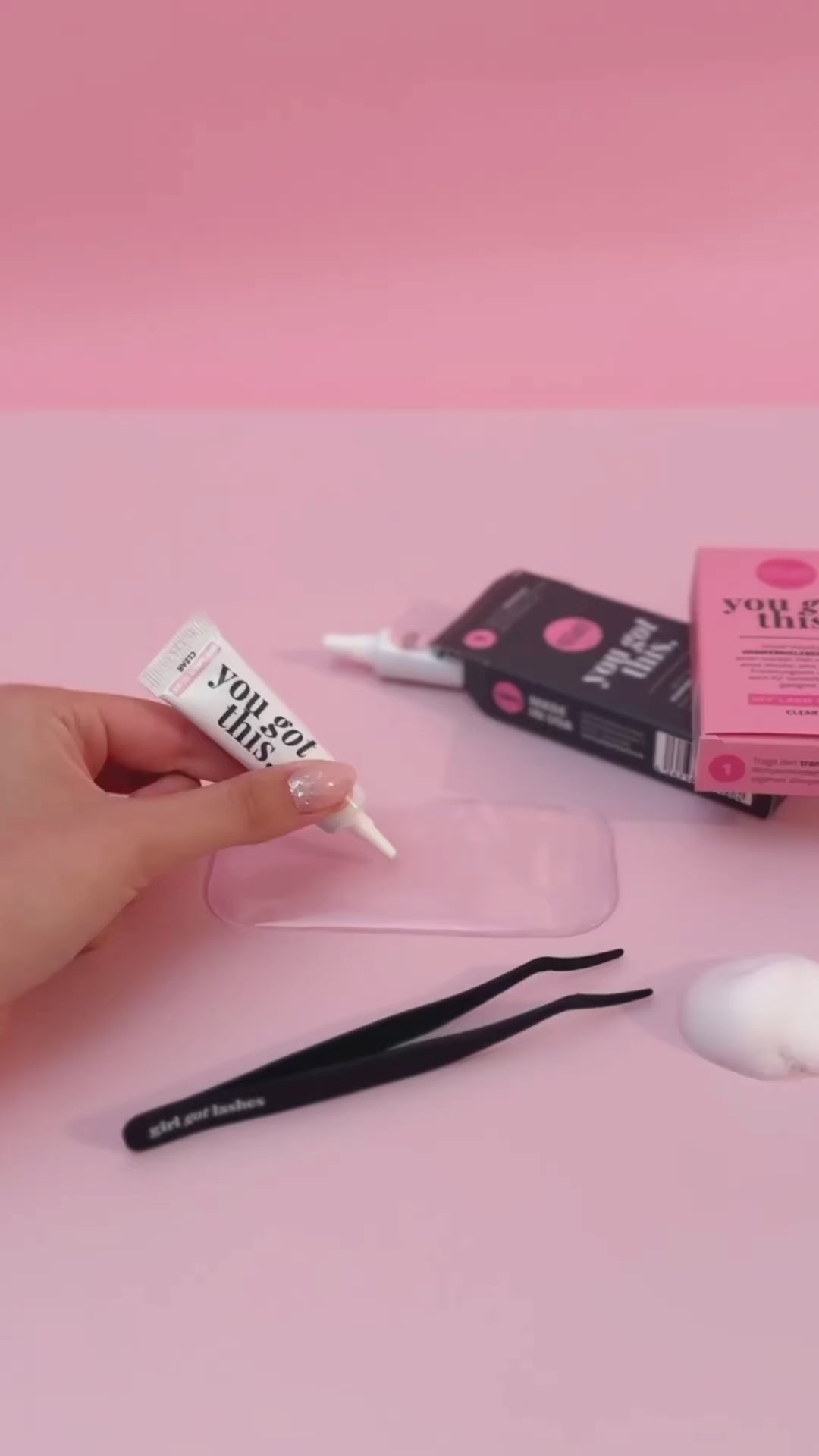 you got this. DIY LASH GLUE CLEAR